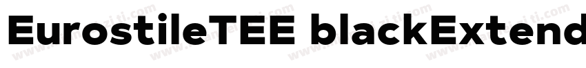 EurostileTEE blackExtended字体转换